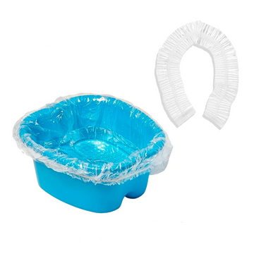 Disposable Pedicure Liners 50pcs, Clear Plastic Foot Spa Liners 120x120cm, Single Use Pedicure Bowl Covers for Salon & Home Use – Hygienic, Sanitary, Anti-Cross-Contamination Protection